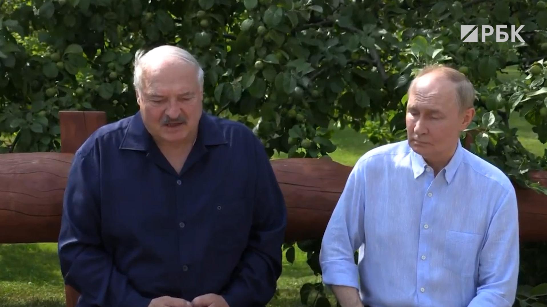 Путин и Лукашенко ответили на вопросы журналистов на Валааме. Видео