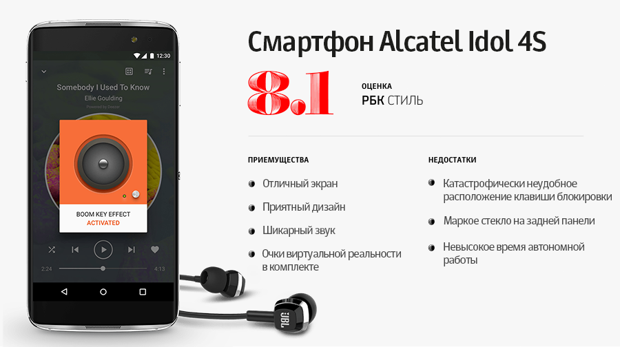 Быль ли айдол: обзор смартфона Alcatel Idol 4S