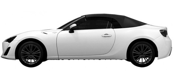 Toyota запатентовала родстер GT 86 