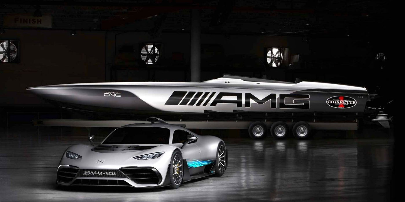 Mercedes-AMG построил суперкатер в стиле гиперкара Project One