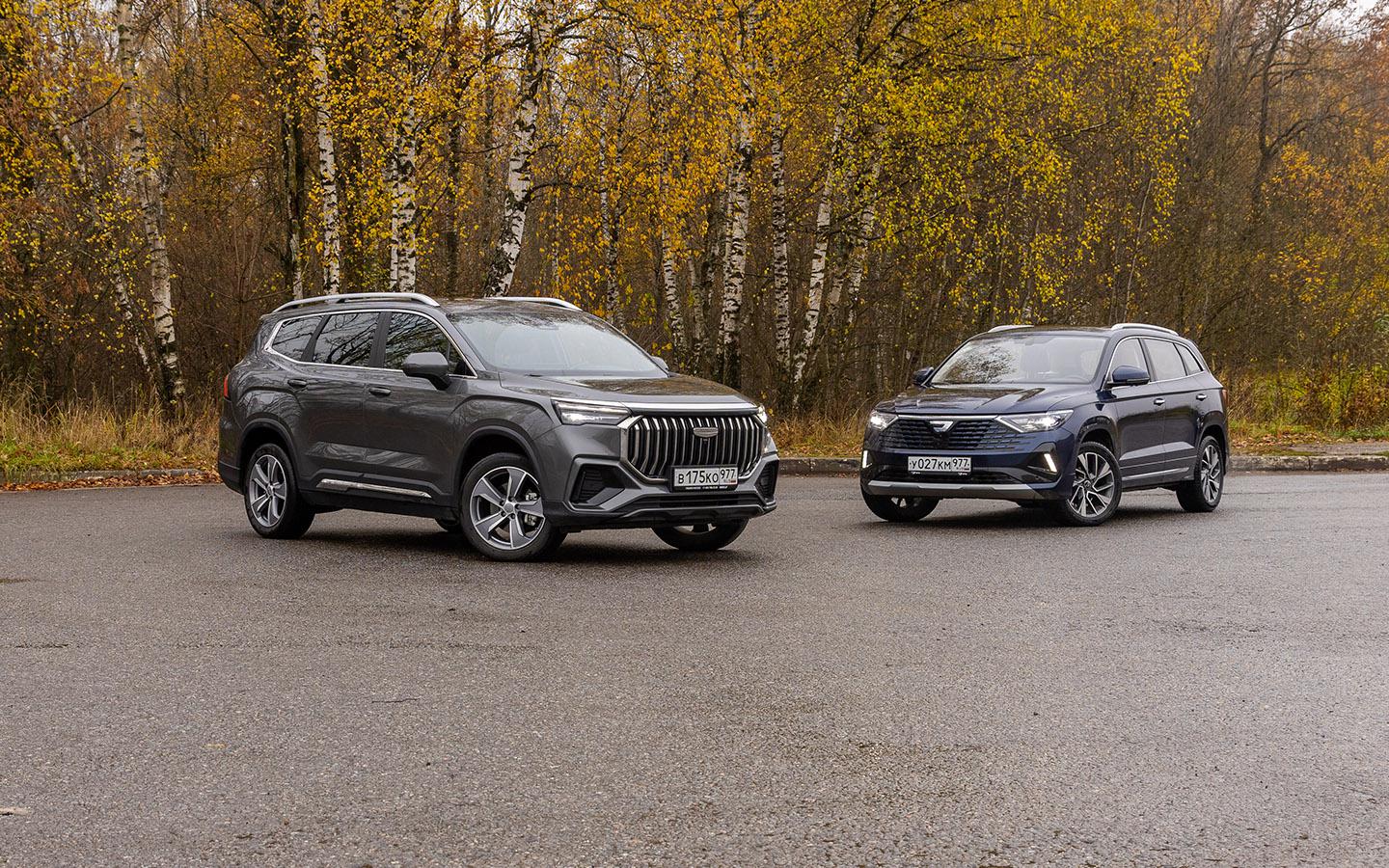 Geely Okavango и Jetta VS7