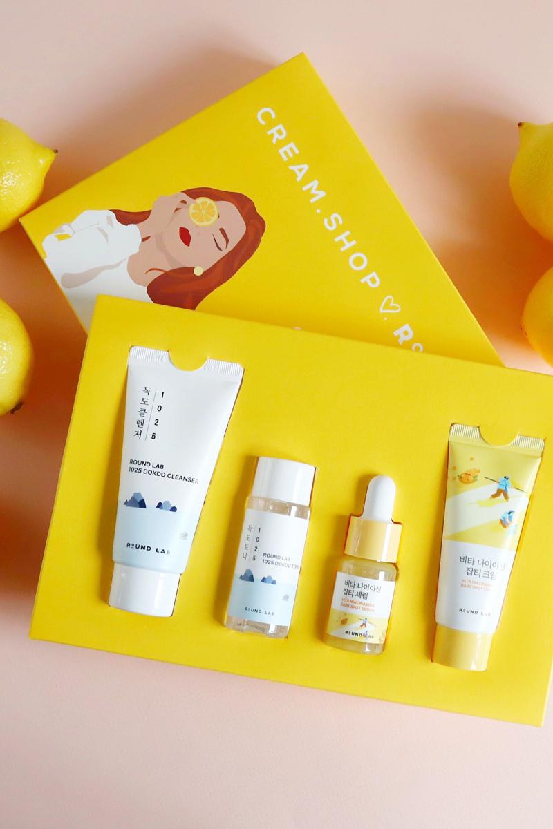 Набор для ухода за лицом Round Lab, 2001 руб. (Lamoda)