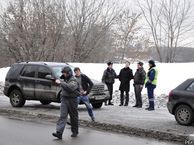 На юге Москвы сотрудник СКП сбил женщину и попытался скрыться