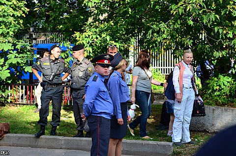 Митинг у Белого дома в годовщину путча 1991 года.