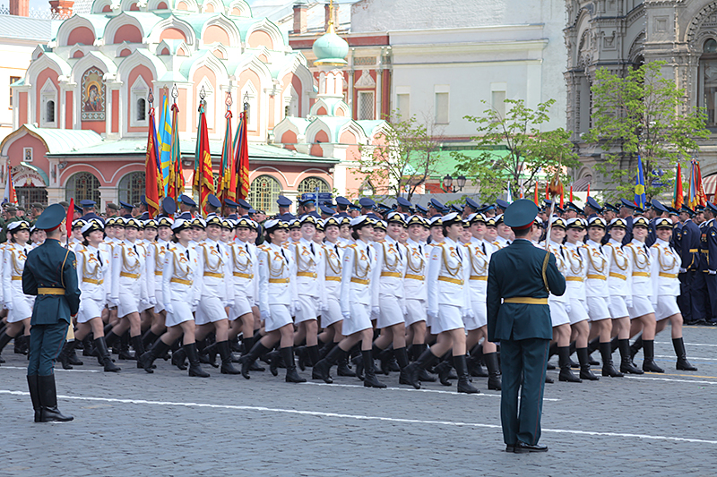 Женский батальон впервые примет участие в параде Победы