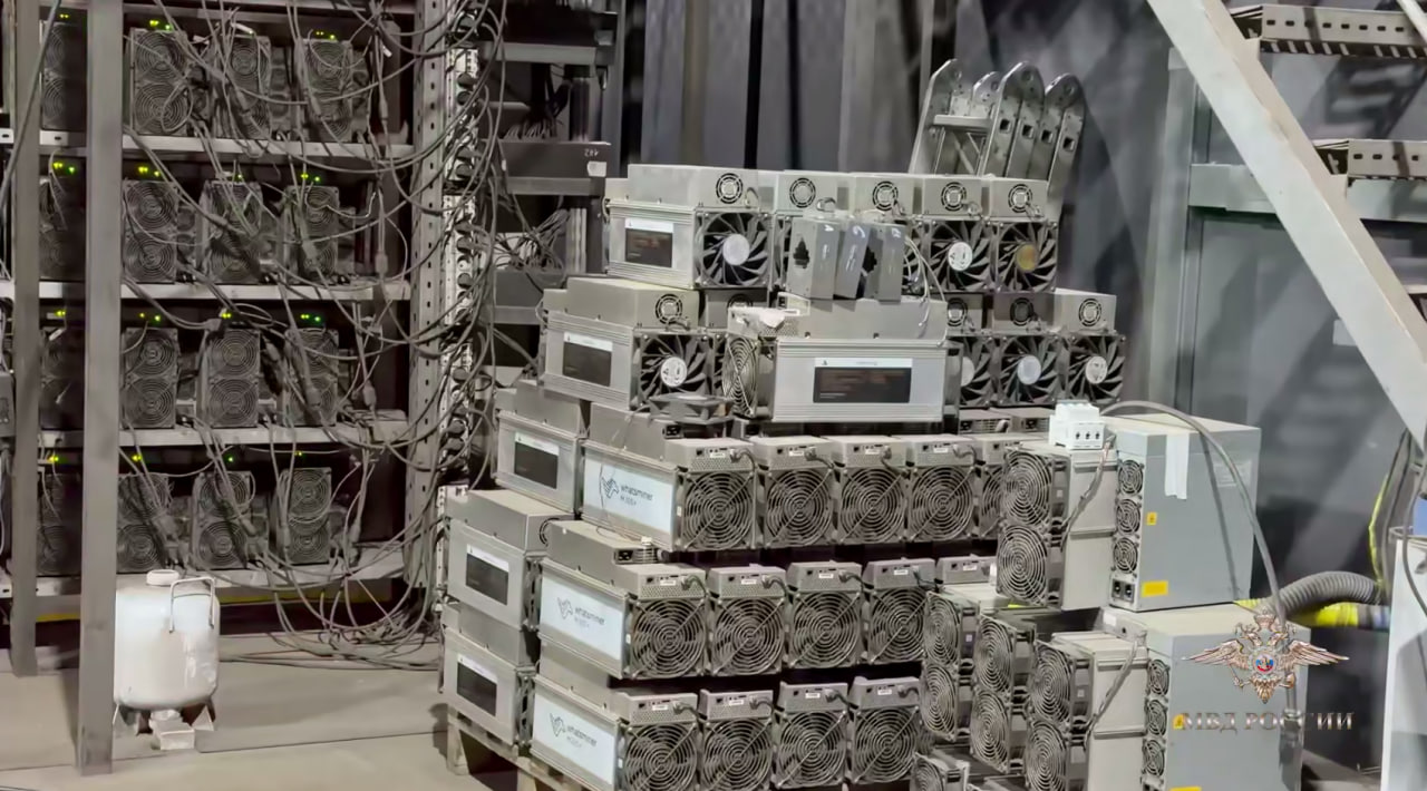 Майнинг-оборудование. Источник: МВД России