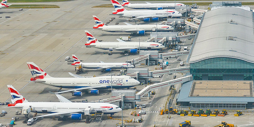 British Airways отменила все рейсы в аэропортах Хитроу и Гатвик