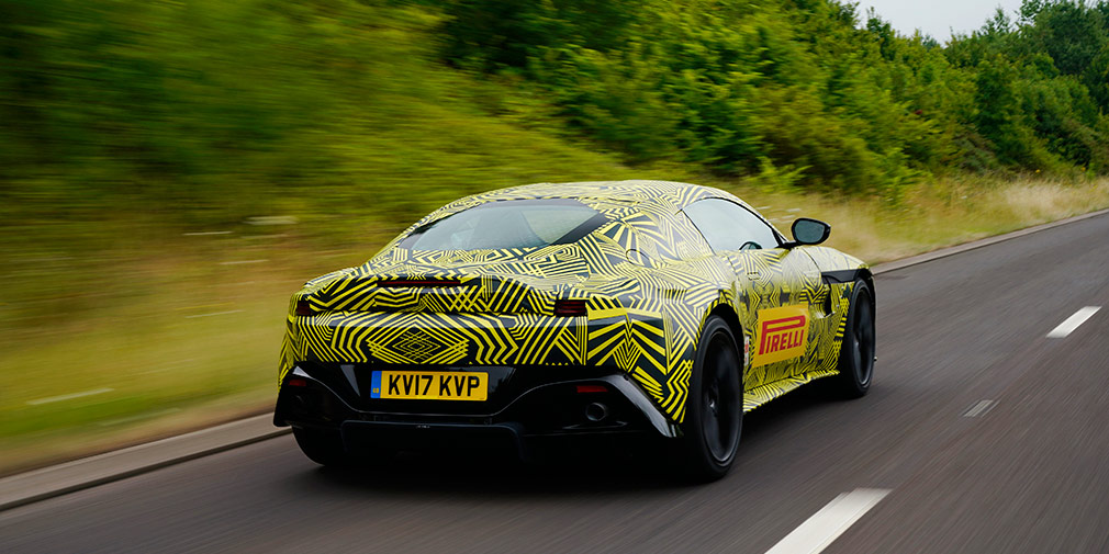Новый Aston Martin Vantage заметили во время тестов
