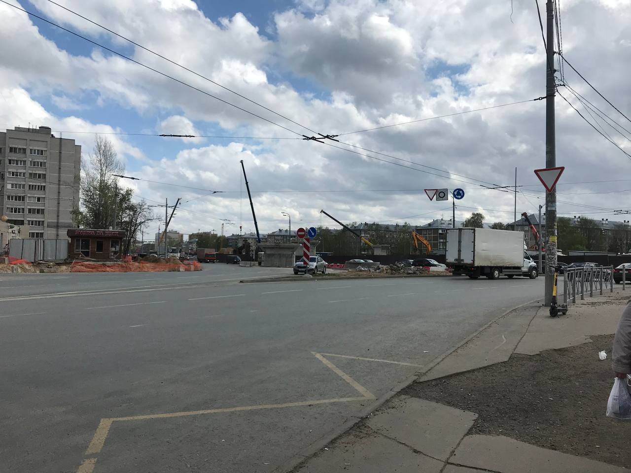 На участке Горьковского шоссе завершены ремонтные работы