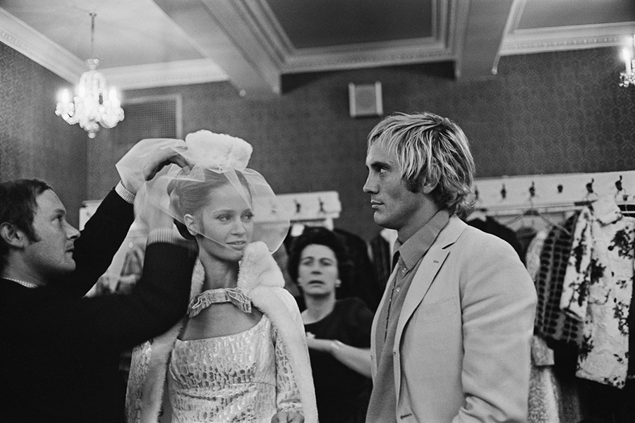 Модель Селия Хэммонд и английский актёр Теренс Стэмп, 1967 г.
