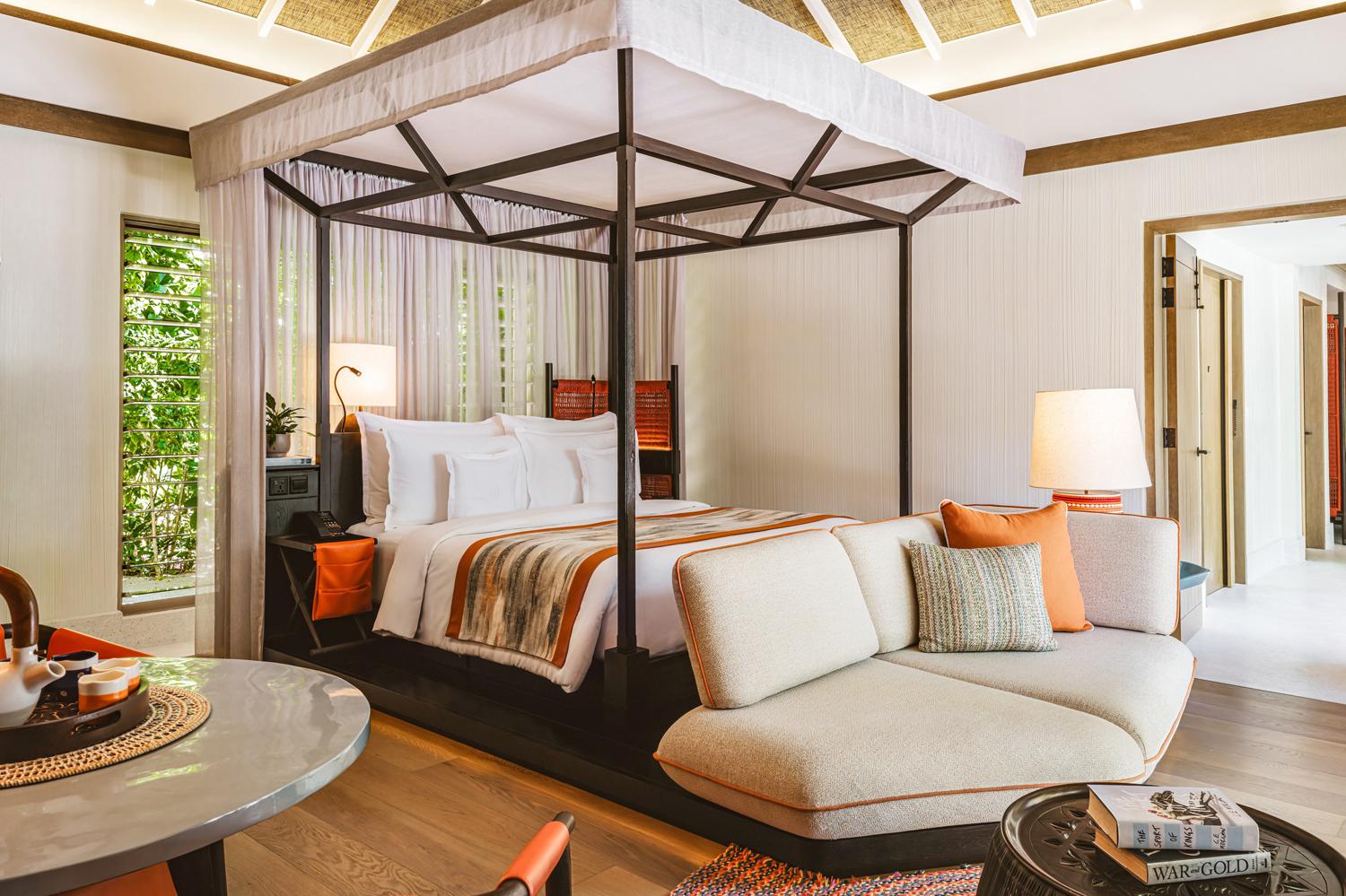 Вилла с одной спальней и бассейном на пляже