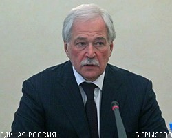Б.Грызлов сообщил, что губернатором Петербурга должен стать единоросс