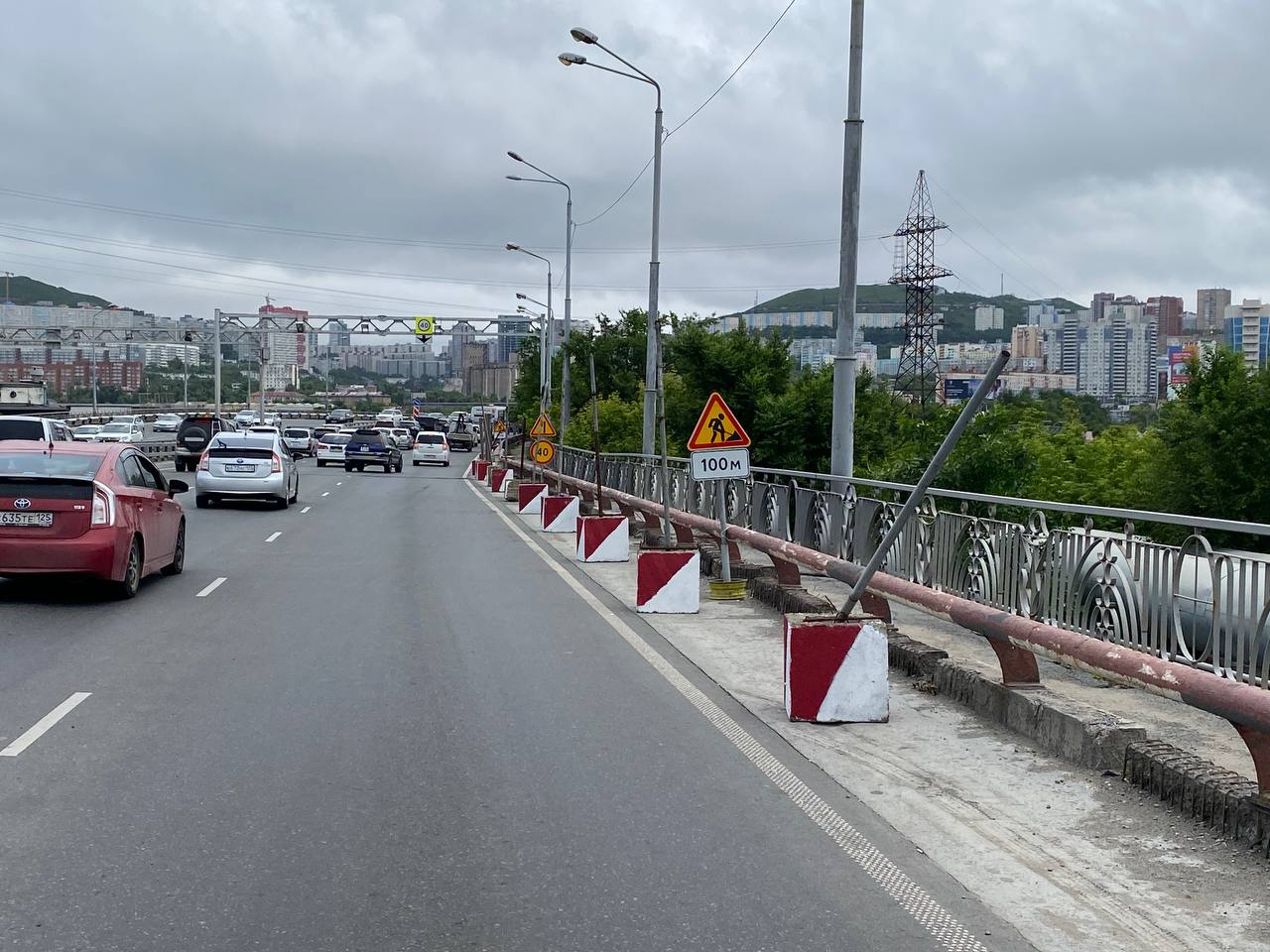 пробка на чусовском мосту сейчас