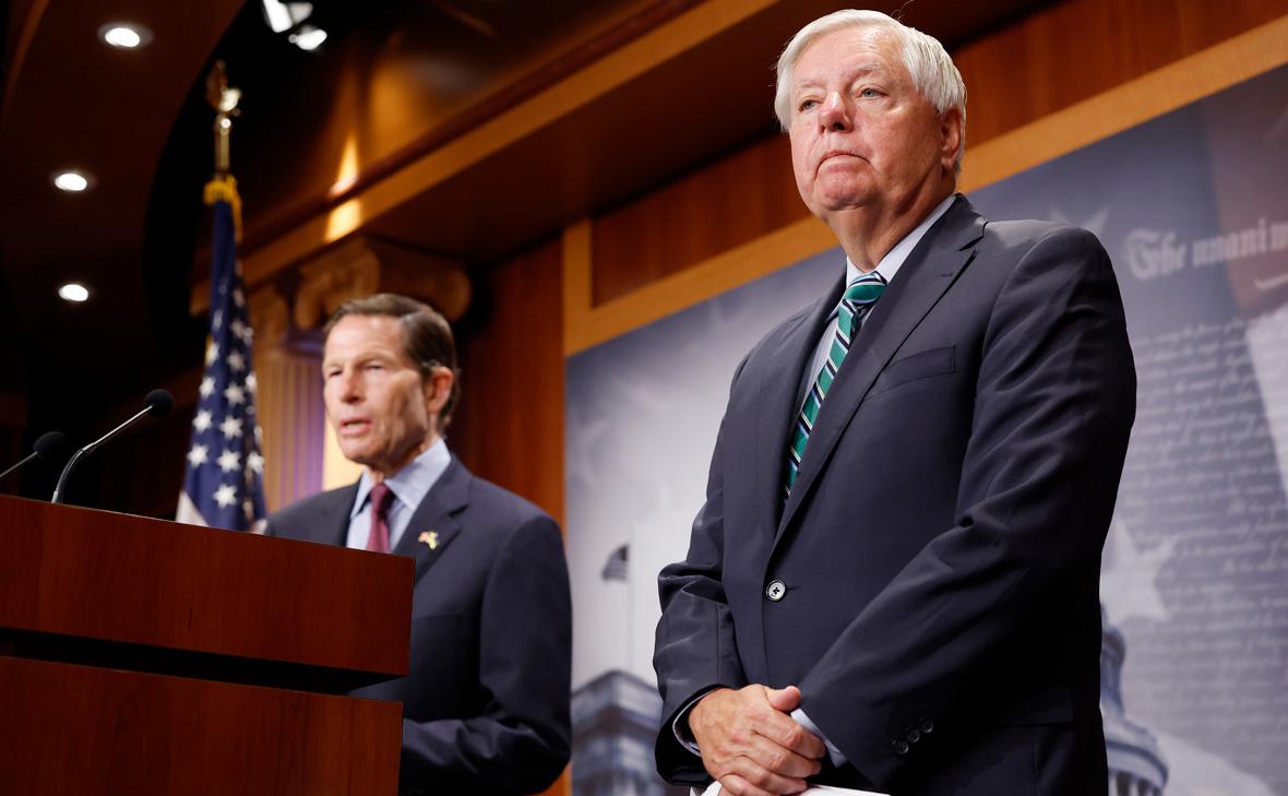 Ричард Блюменталь и Линдси Грэм (справа)