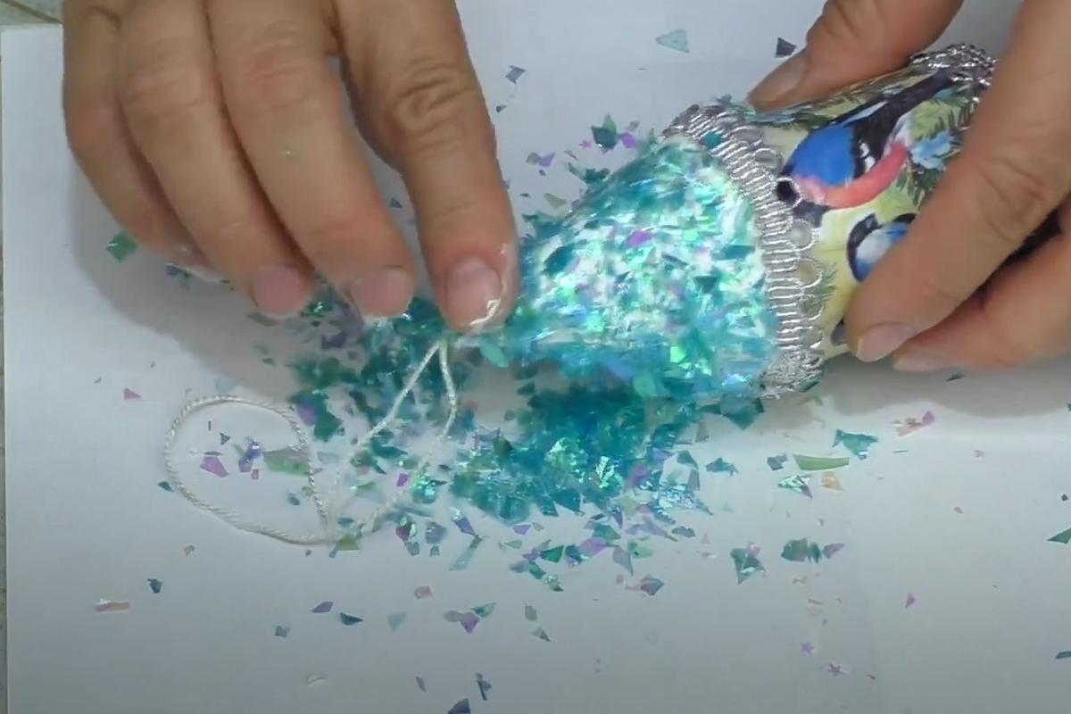 Как сделать простой новогодний домик