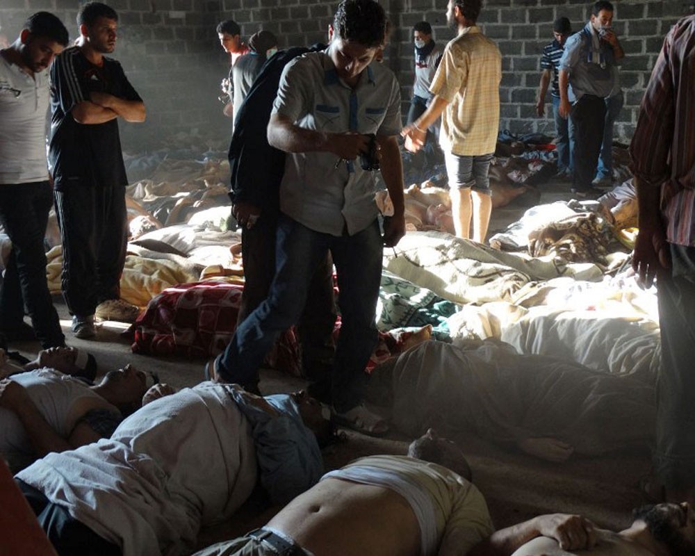 Повстанцы: Число жертв химатаки вблизи Дамаска превысило 1 тыс. человек