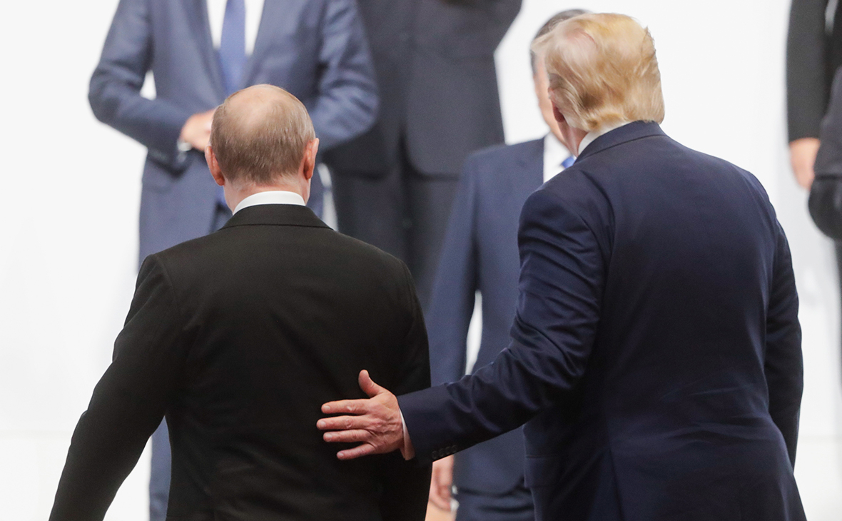Владимир Путин и Дональд Трамп
