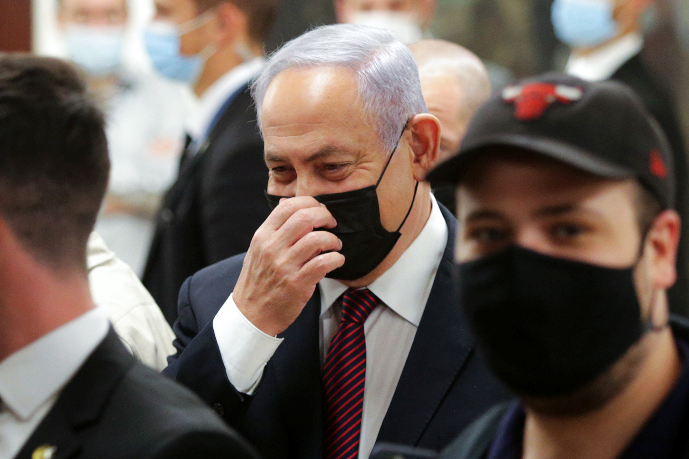 Премьер-министр Израиля Биньямин Нетаньяху после заседания кнессета (парламента). Иерусалим. 2 декабря