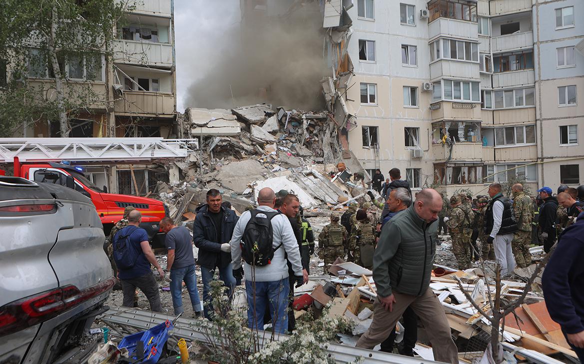 Белгородские власти предупредили о риске повторного обрушения многоэтажки