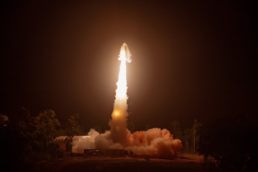 Запуск ракеты NASA с австралийского космопорта
