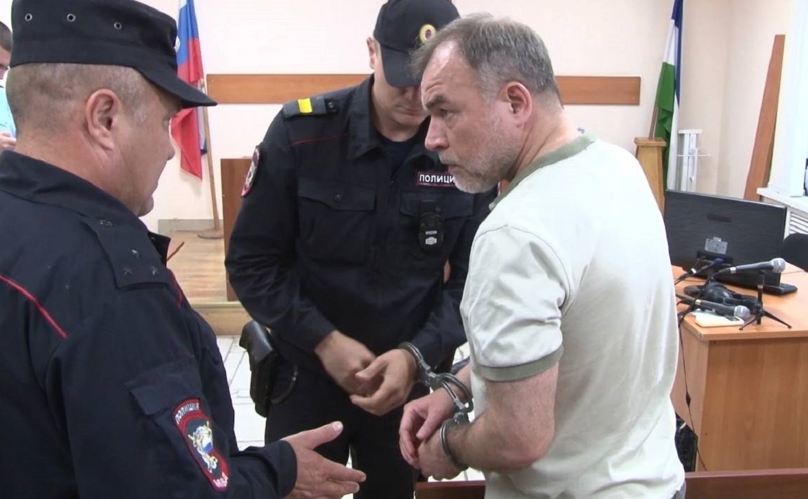 Андрей Смышляев в зале суда 24 июля 2023 года