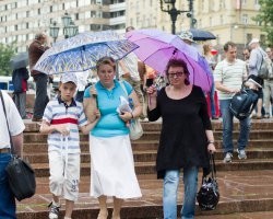 В Северную столицу после грозы вернулось солнце