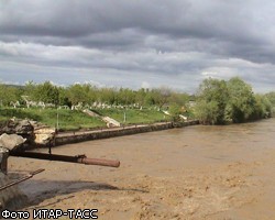Уровень реки Сунжа в Грозном снизился в 2 раза