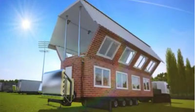Российский инженер придумал дом-трансформер на колесах