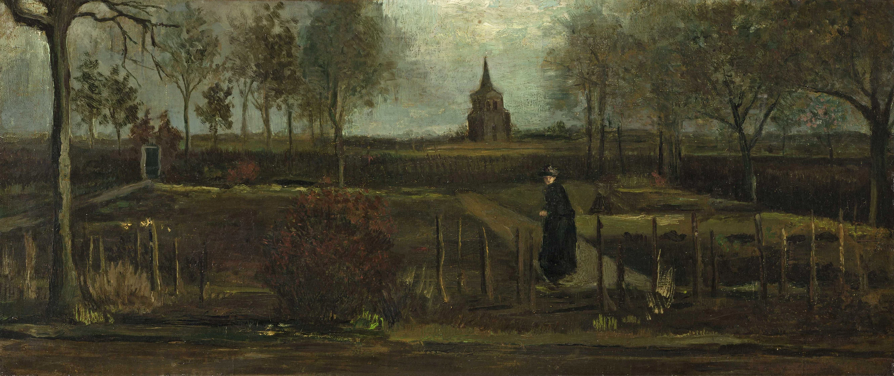 <p>Картина Винсента Ван Гога &laquo;Сад священника в Нюэнене, весна&raquo;</p>

<p></p>