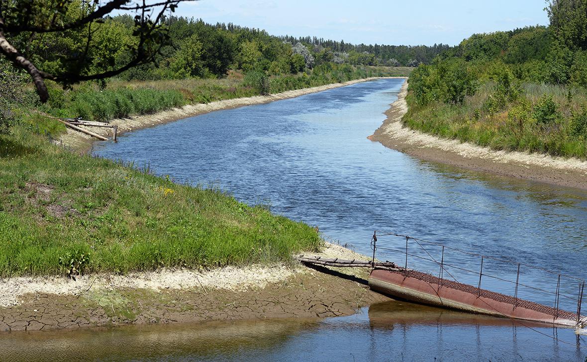 Вид на канал Северский Донец