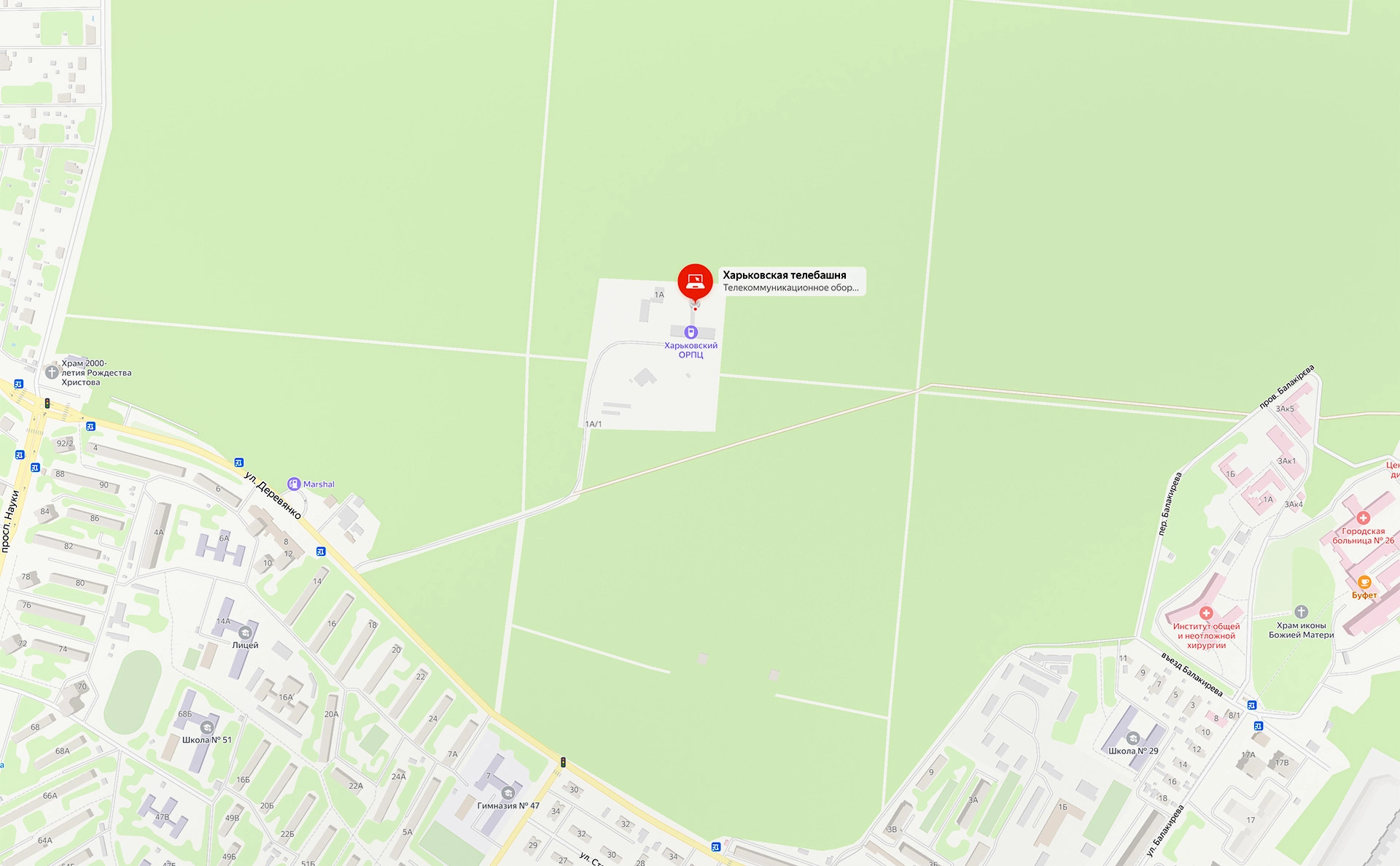 сервис «Яндекс.Карты»