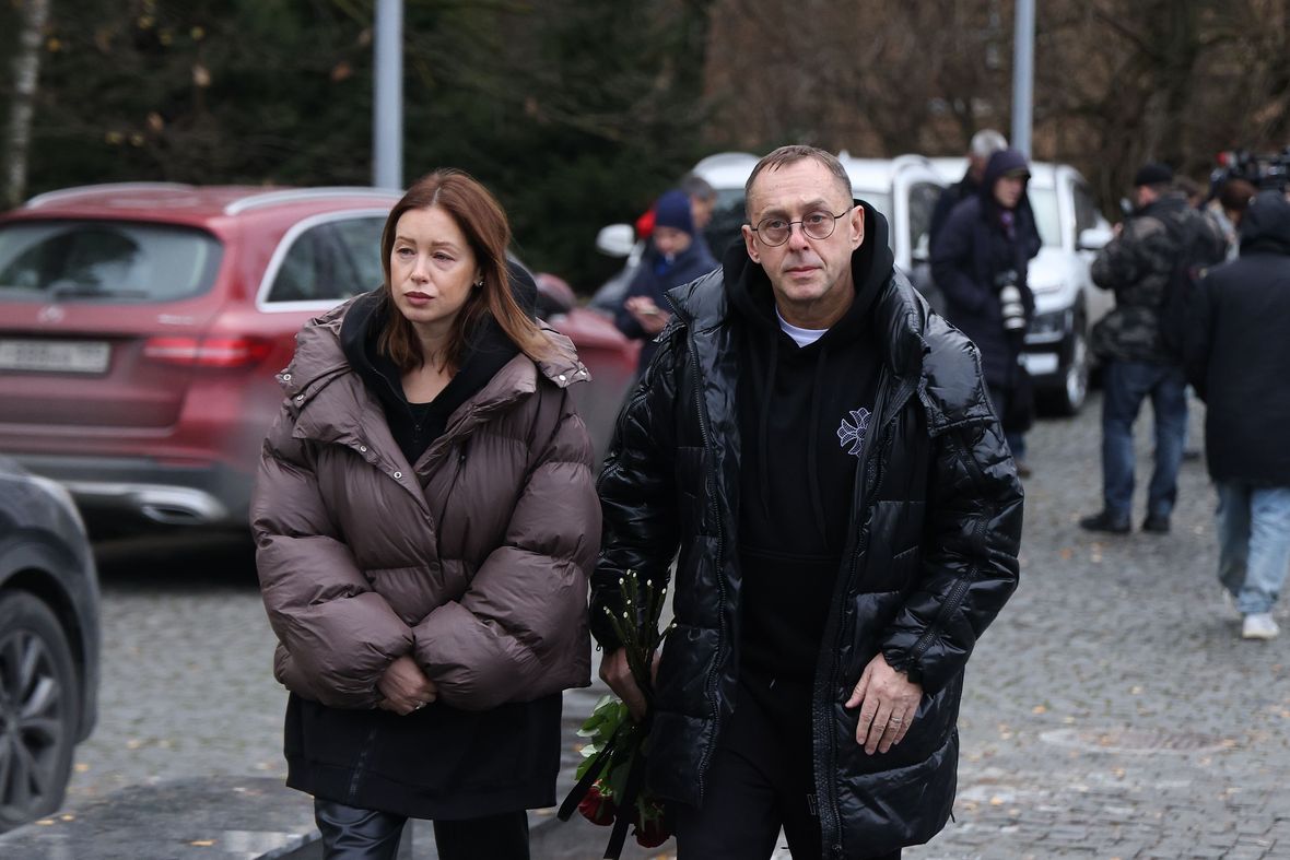 Актриса Ирина Темичева и сценарист Виктор Бондарюк.