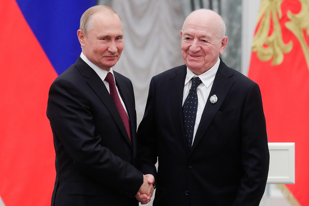 Никита Симонян и Владимир Путин