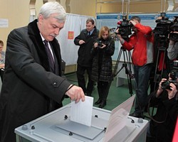 Г.Полтавченко: "Выборы в Петербурге были максимально честными и прозрачными"