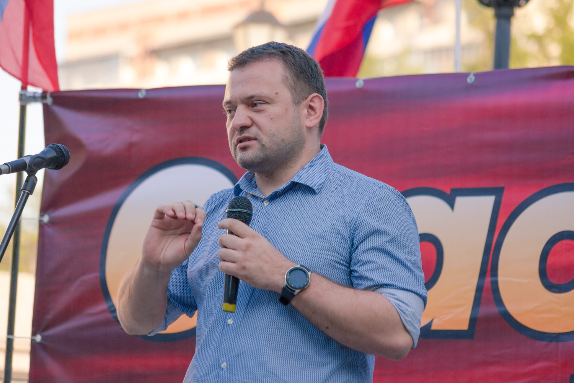 Координатор штаба Навального в Новосибирске Сергей Бойко&nbsp;