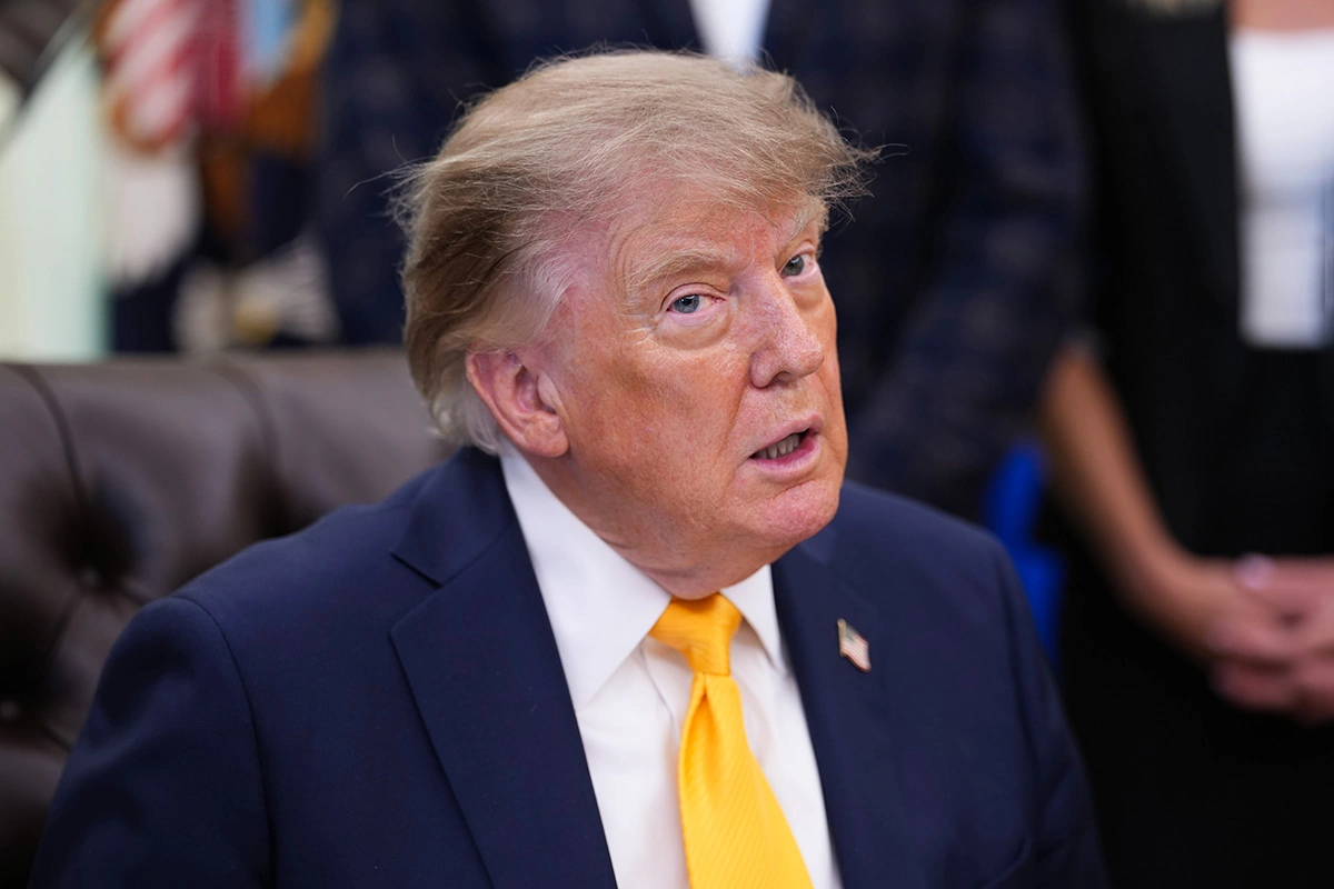 Дональд Трамп на мероприятии, посвященном сельскому хозяйству, в Овальном кабинете Белого дома. 4 сентября 2026 года