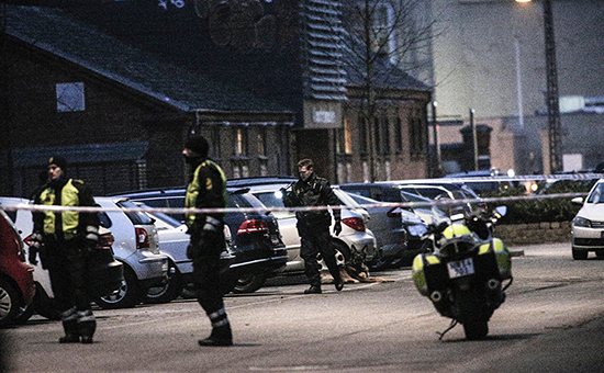 Датские полицейские на месте преступления