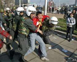 Милиция разогнала митинг оппозиции в Бишкеке