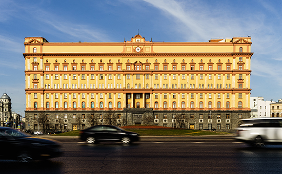 Вид на здание ФСБ РФ