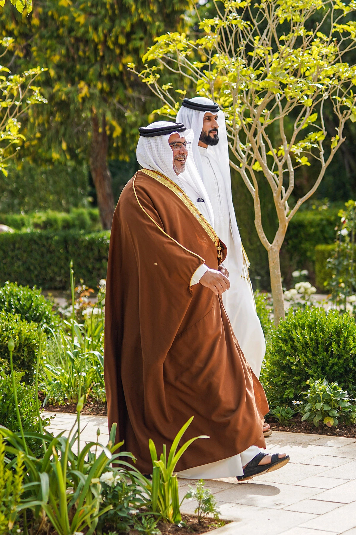 <p>Наследный принц Бахрейна и премьер-министр страны&nbsp;Салман ибн Хамад ибн Иса Аль Халифа и&nbsp;<br />
эмир Бахрейна, советник по национальной безопасности, генерал-майор Нассер бин Хамад Аль Халифа</p>