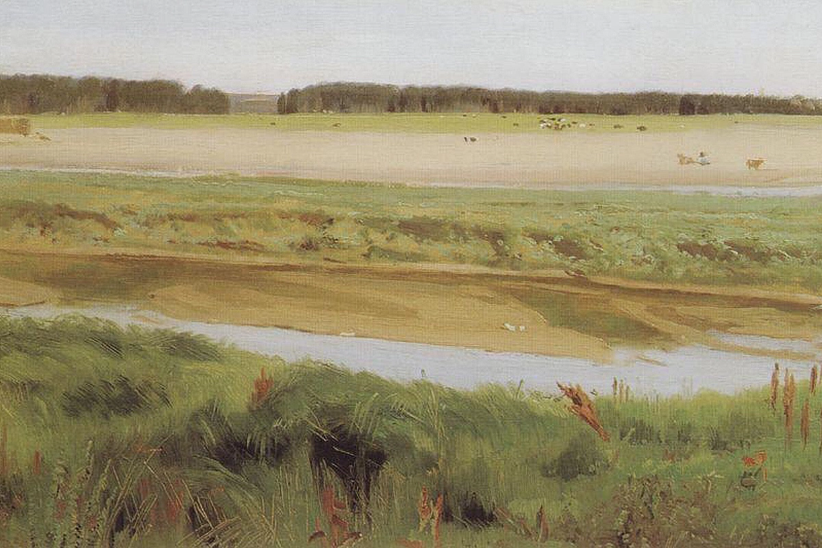 Вятка в конце XIX века. Картина «Река Вятка», Виктор Васнецов, 1878 год
