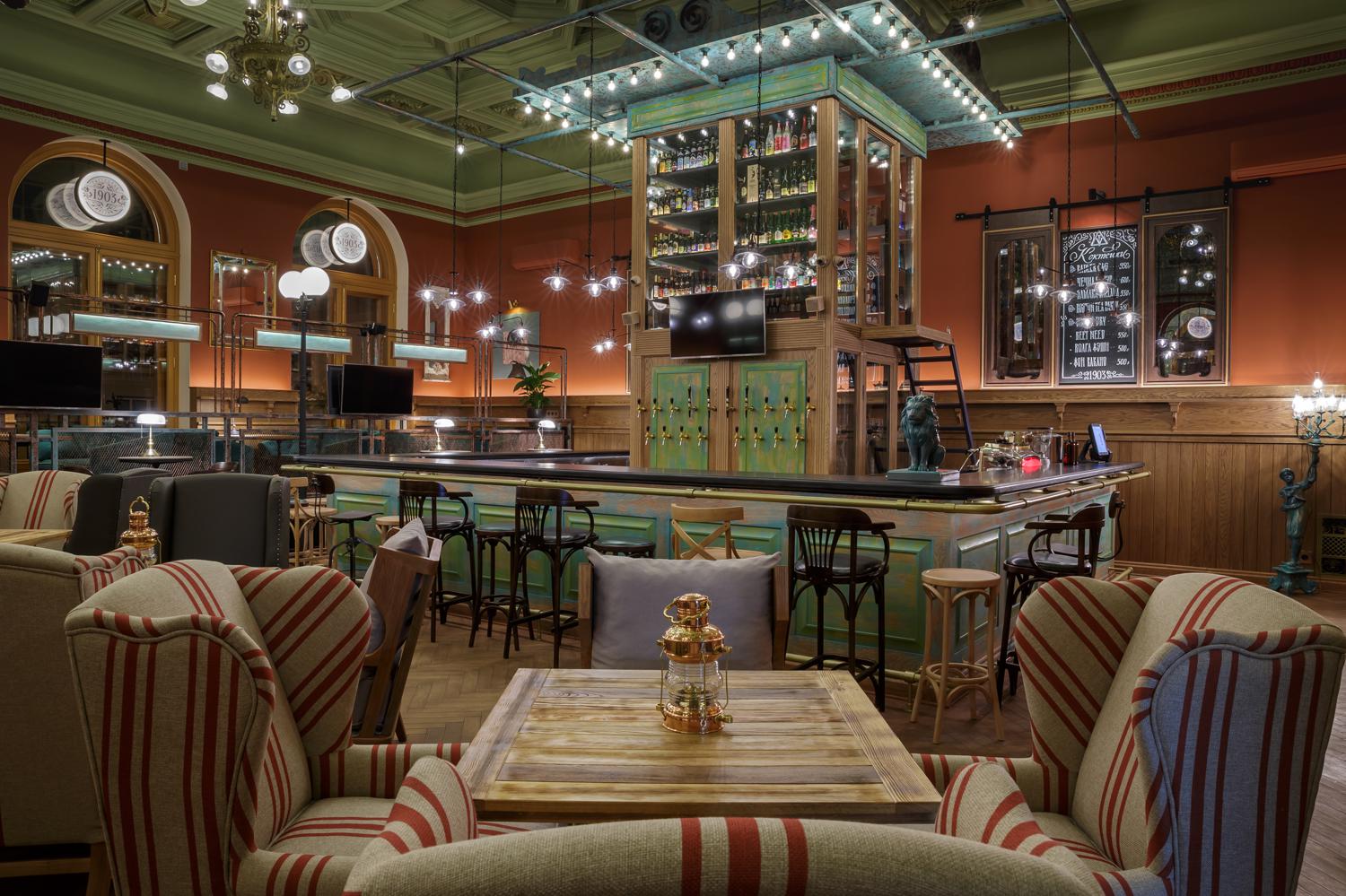 Интерьер ресторана «Кухмистерская Альфреда фон Вакано»