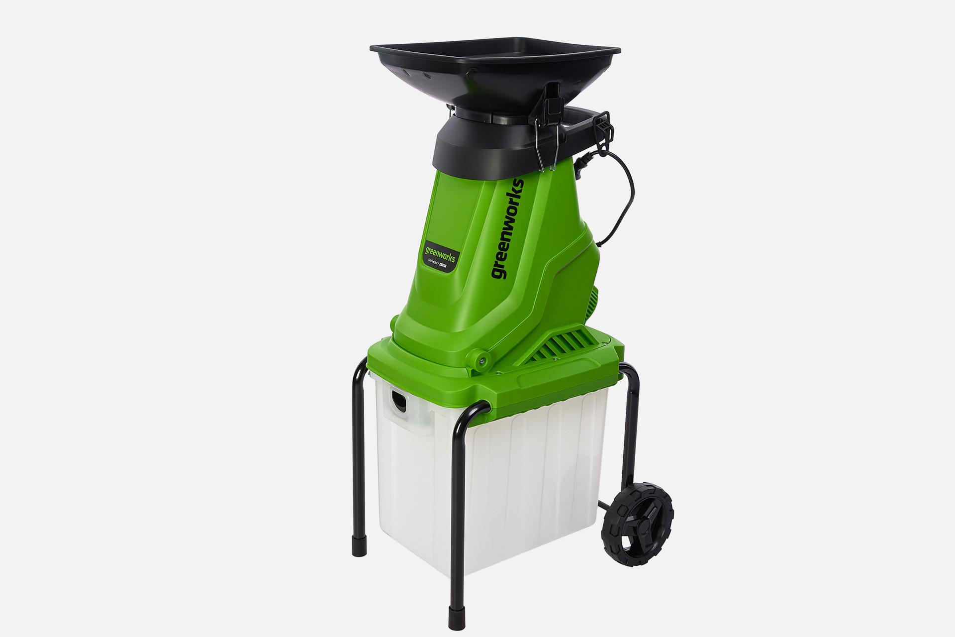 Измельчитель Greenworks, 17 990 руб. (greenworks-russia.ru)