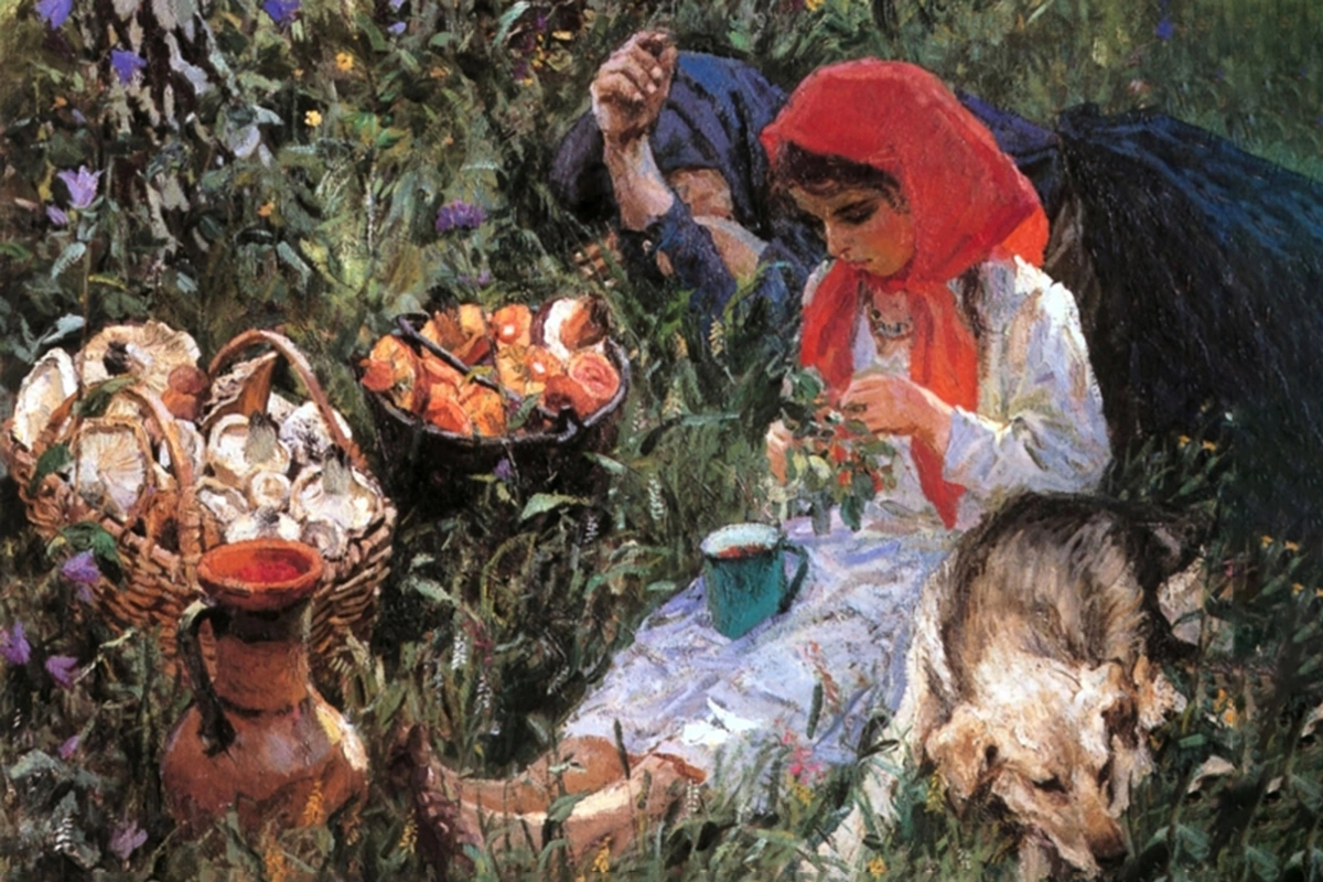 Аркадий Пластов, «Летом» (1954)