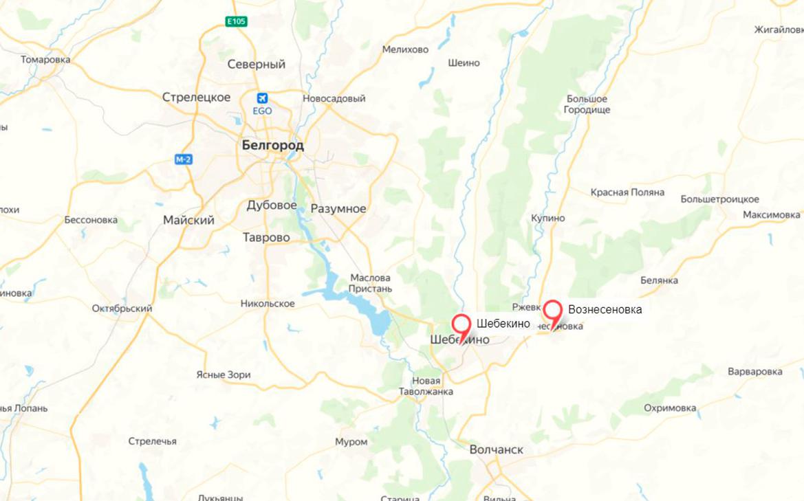 Гладков сообщил о взрыве трех дронов в районе приграничного Шебекино