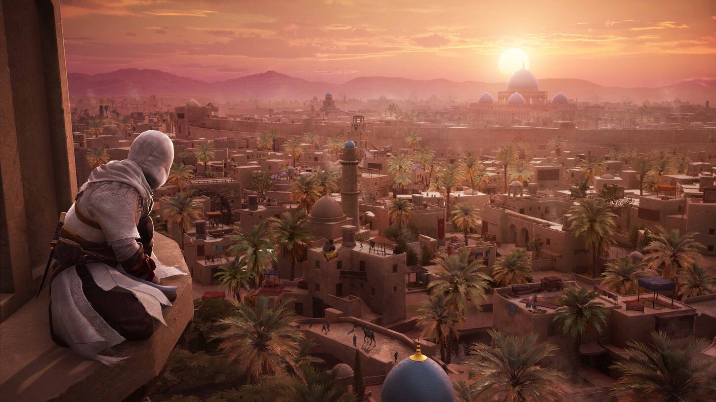 Вид на Багдад в Assassin's Creed Mirage