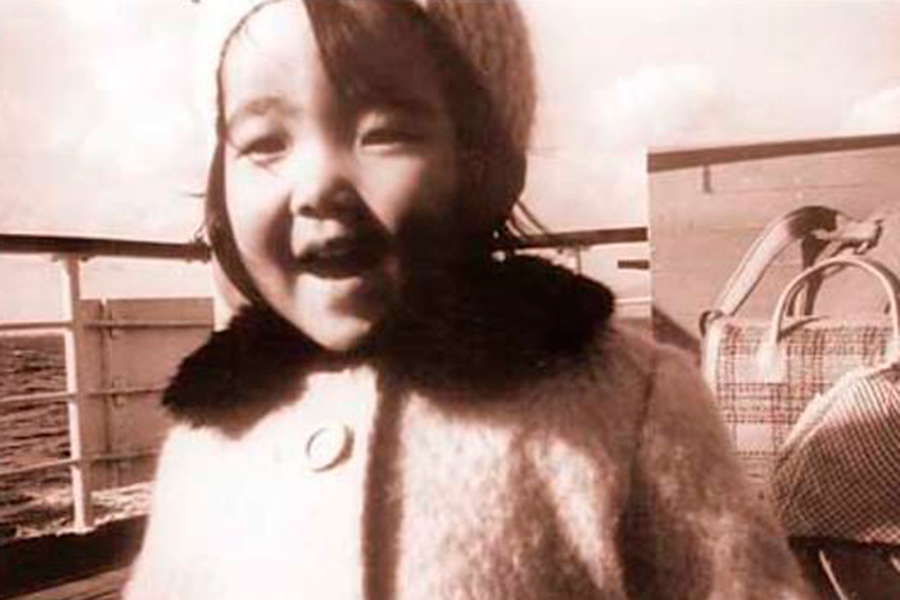 Избранная премьер-министром Японии Сакаэ Такаити в детстве
