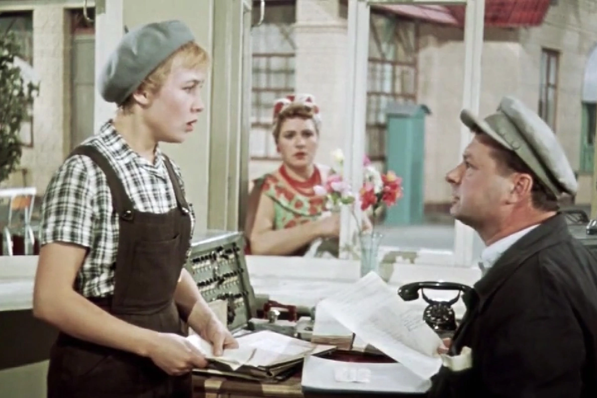 Кадр из фильма «Королева бензоколонки», 1962 год