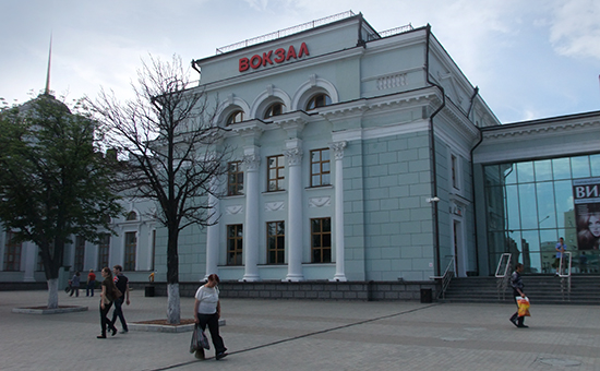 Железнодорожный вокзал в Донецке