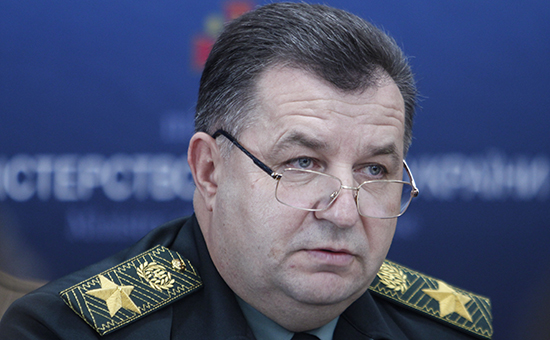 Министр обороны Украины Степан Полторак


